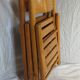 paire de chaises pliantes en pin