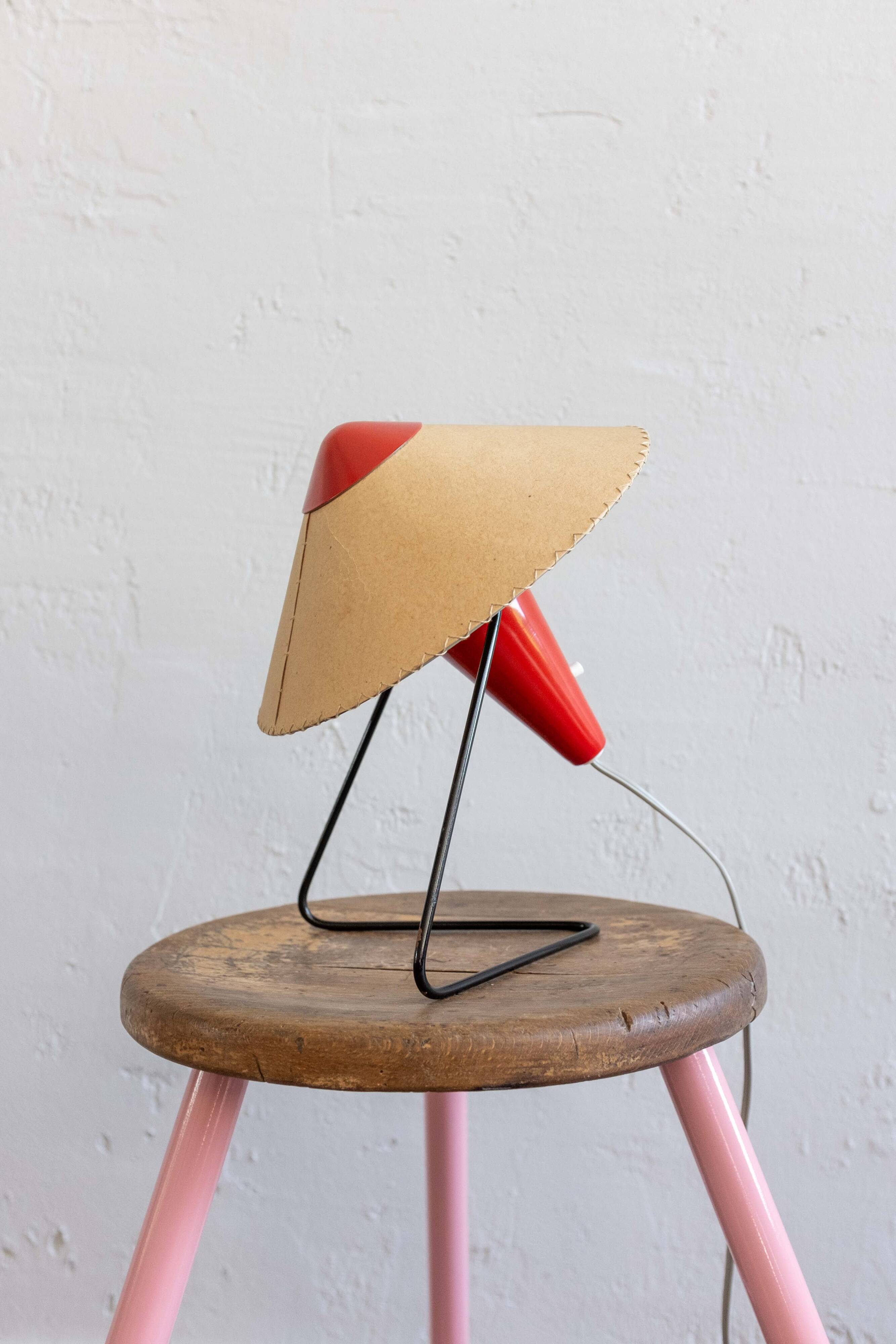 Mid Century Czech Table Lamp by Helena Frantova for Okolo, 1950s
