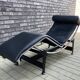 3x Original Cassina Le Corbusier Lc4 Black/chrome, New!