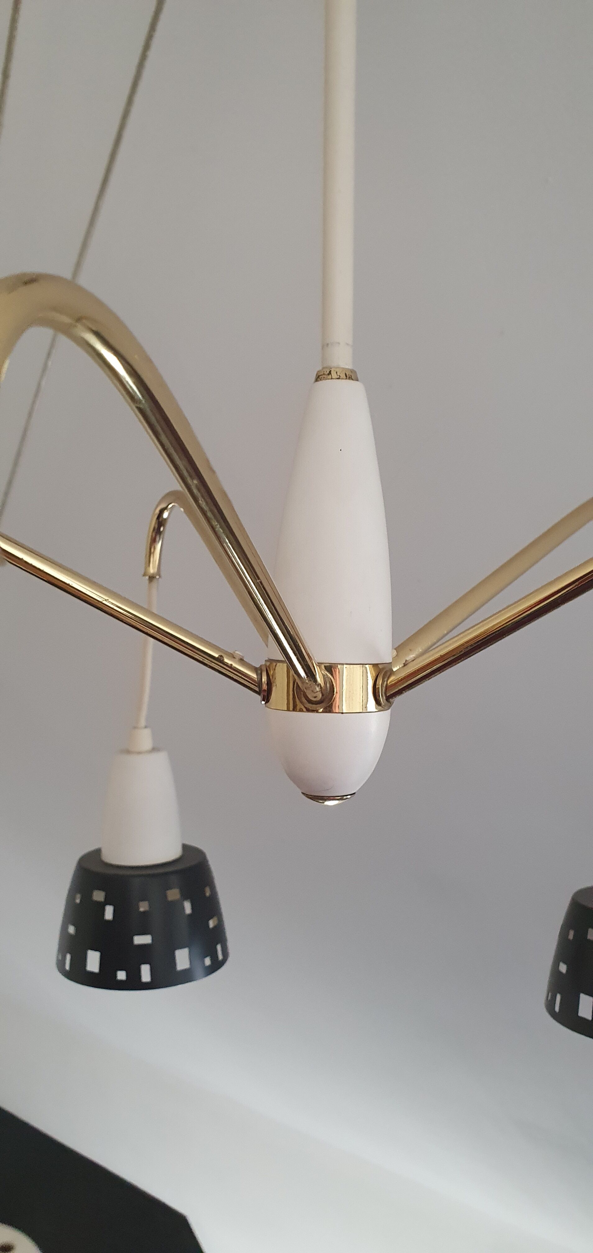 Modernist 1960s ceiling light