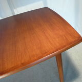 Scandinavian vintage extendable rectangular table