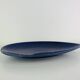 Dish and bowl Blå eld by Hertha Bengtson for Rörstrand Sweden, ceramic.