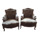 2 armchairs old Louis XVI style