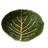 Large salad bowl with Portugal 507 cabbage barbotine