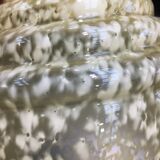 Art deco pendant lamp in yellow Clichy glass