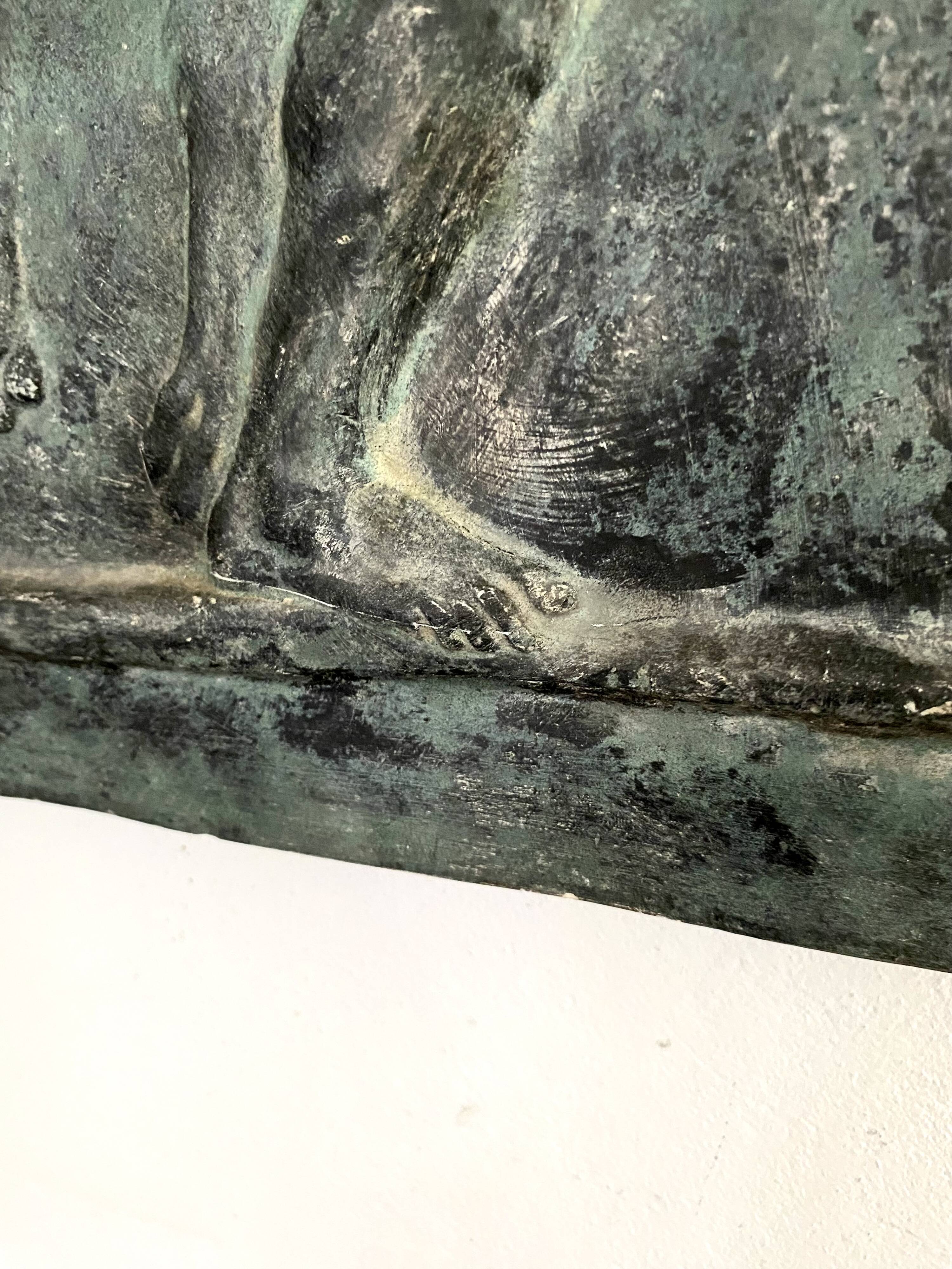 Moulage plâtre à l’Antique, 56x52 cm