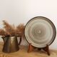8 flat plates in vintage ceramic