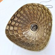Holophane pendant lamp in mercurized glass from the 30s