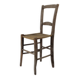 chaise en bois ancien - travail