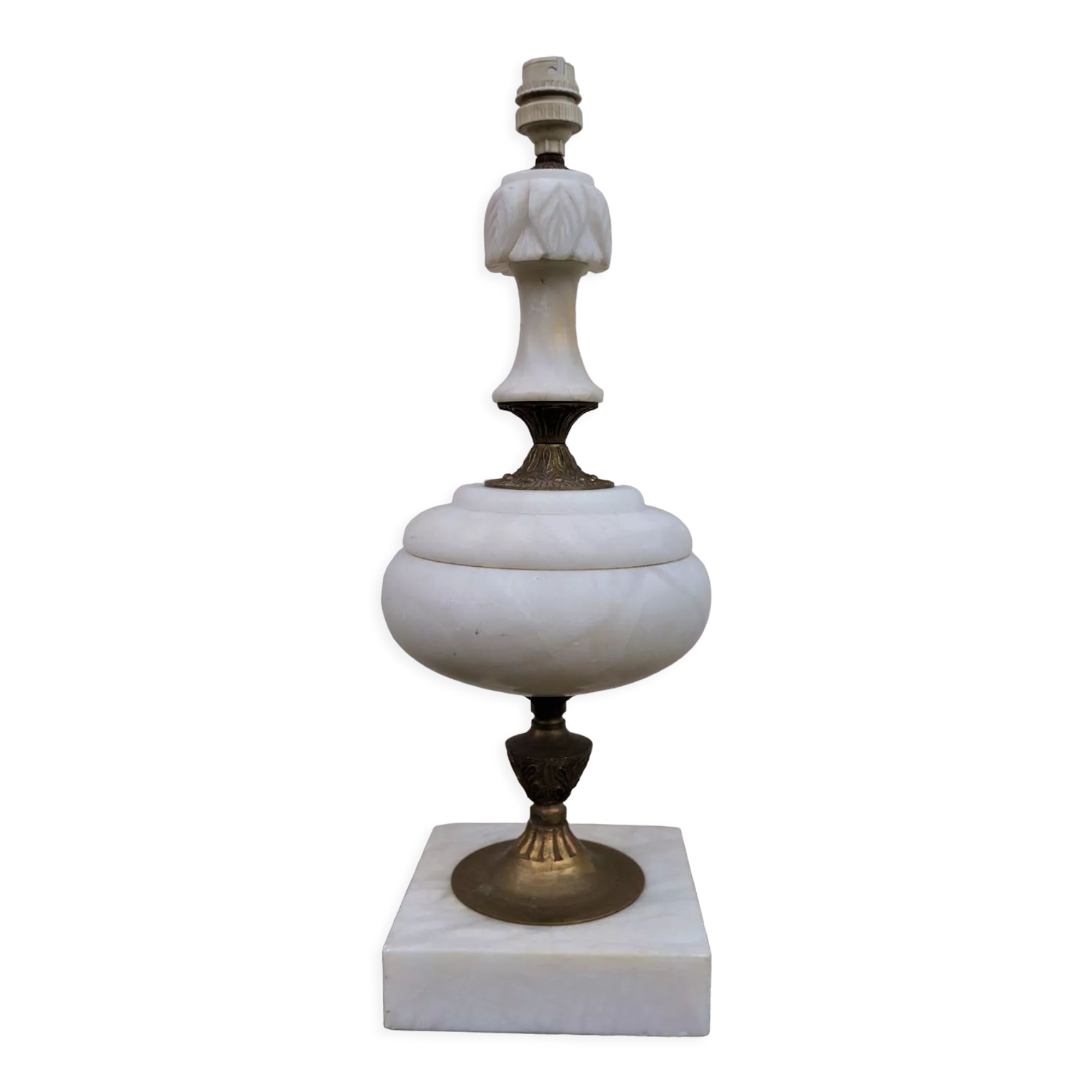 Lamp foot em alabaster