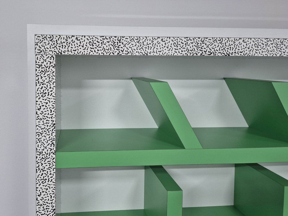 Suvretta bookcase by E. Sottsass for Memphis Milan