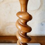 Wooden candle holder