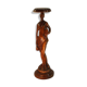 Saddle statue of macif/vintage wooden woman