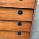Armoire de rangement à chaussures, commode scandinave en bois, 1970