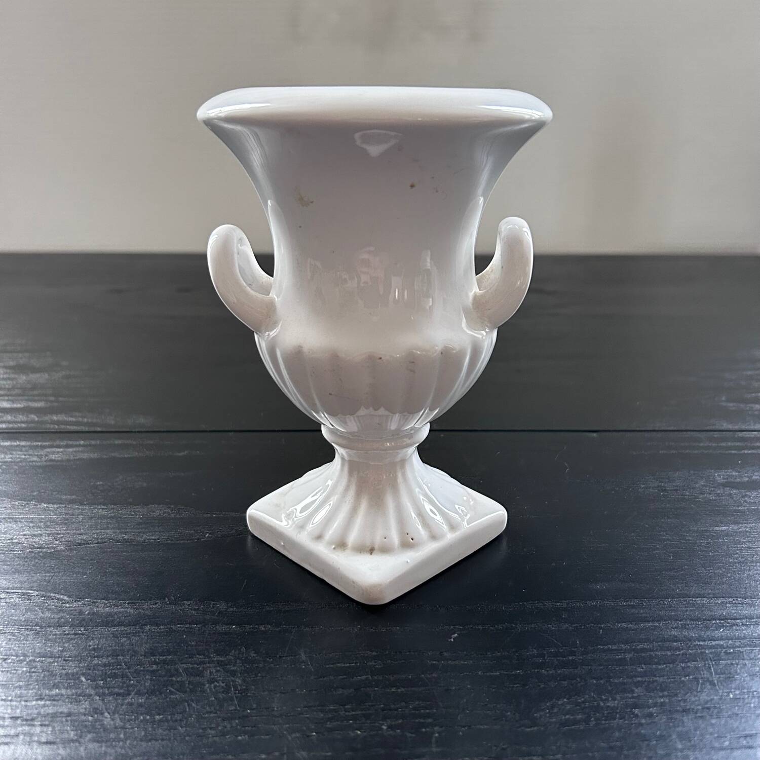 Medici style white vase