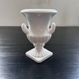 Vase blanc stylé Médicis