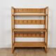 Folding bookcase shelf