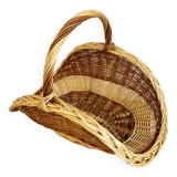 Rattan log basket