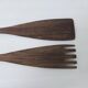 Couverts à salade scandinaves en teck 1960