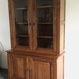 Louis Philippe display cabinet in cherry wood
