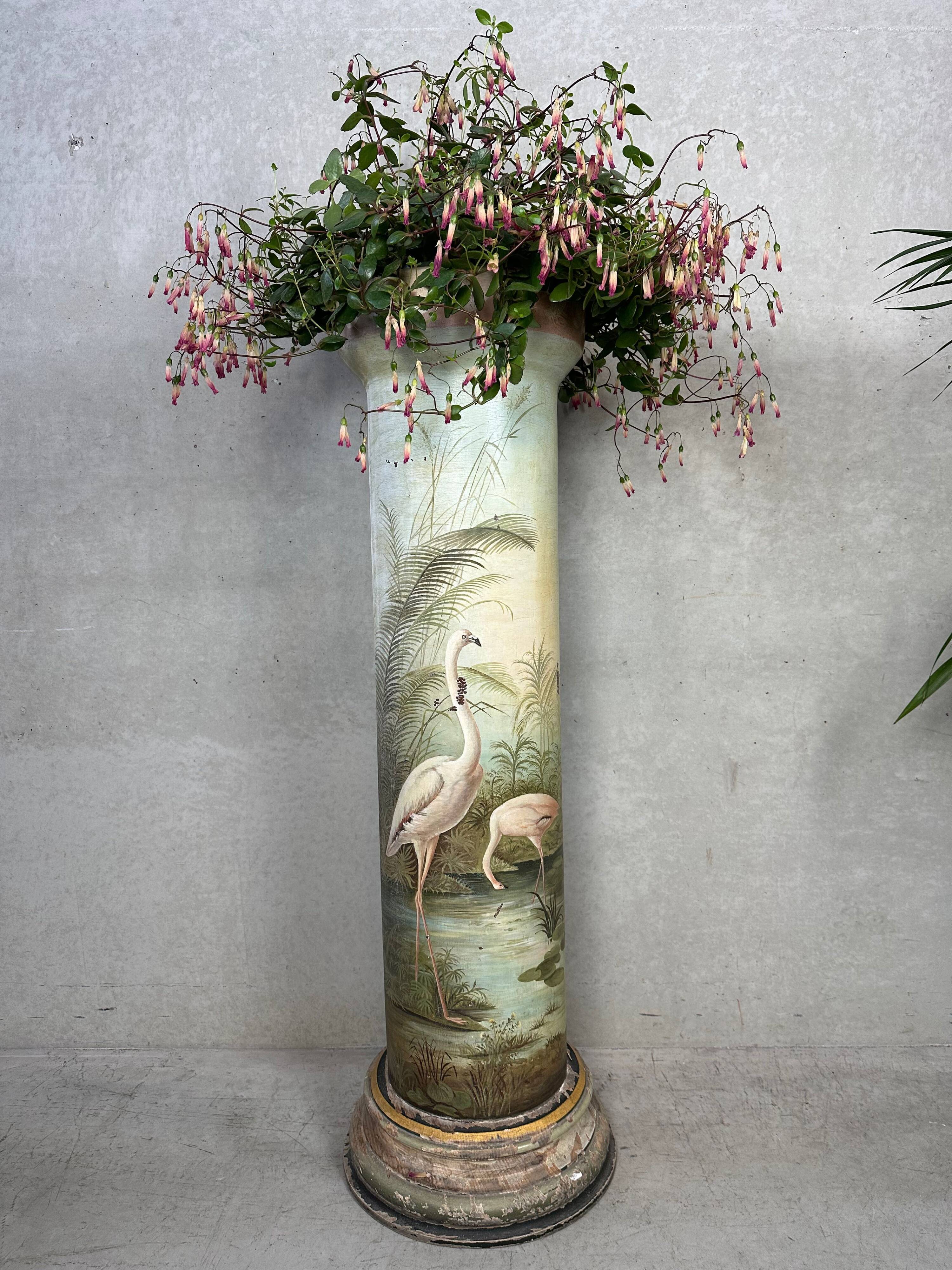 Antique French column – stoneware