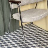 1970s Desk Chair with Teak Arms