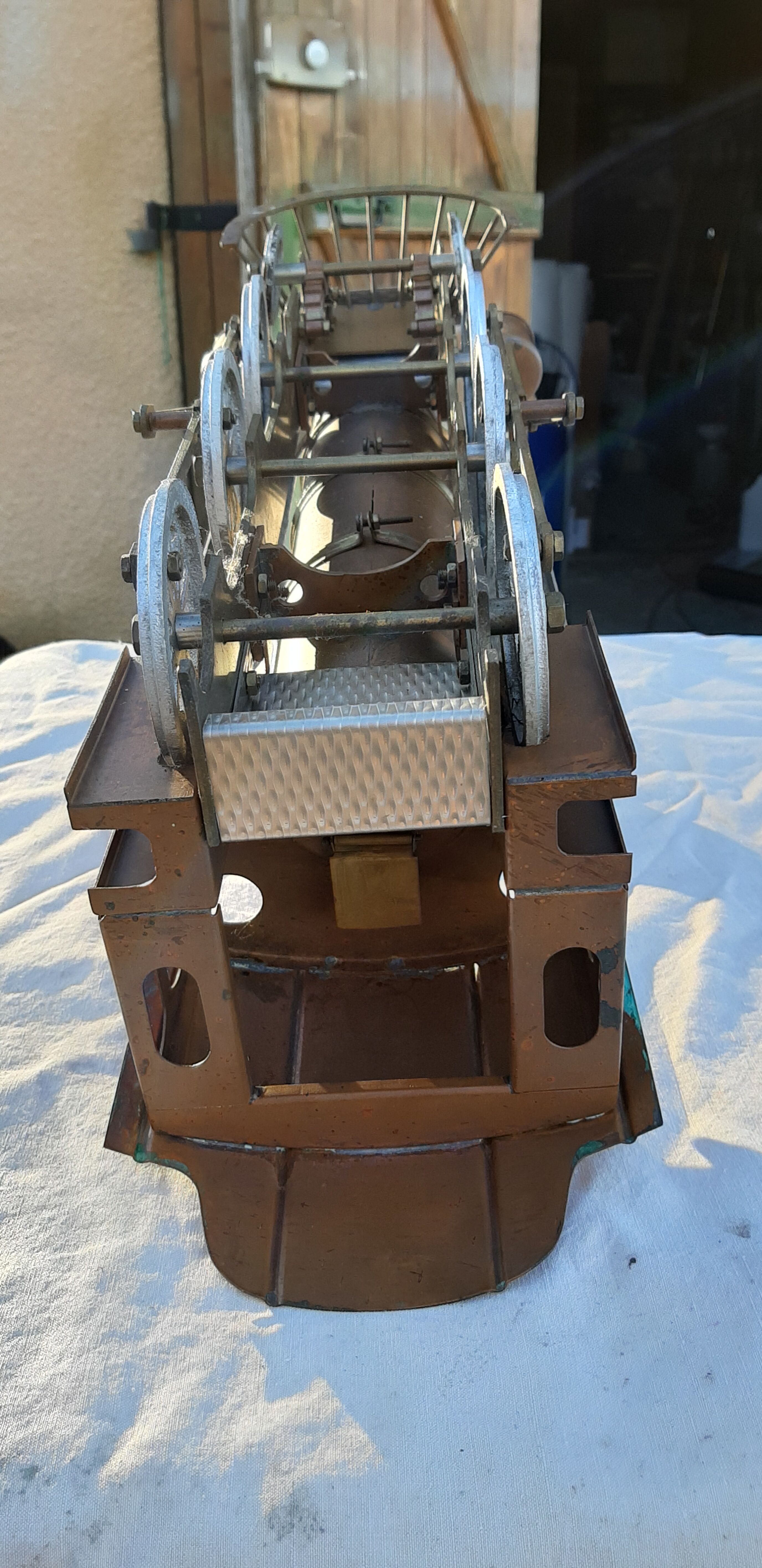 Locomotive copper red