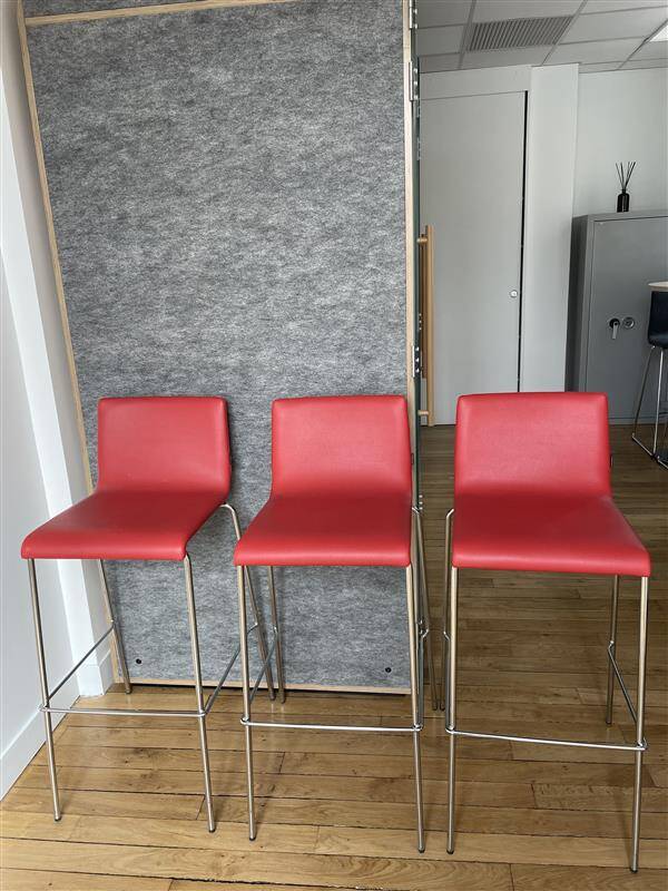 Set of Pedrali bar stools