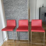 Set of Pedrali bar stools