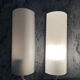 Pair of vintage aluminium bedside wall lights