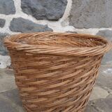 Round wicker basket XL