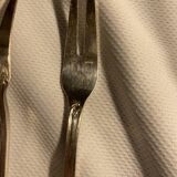 10 snail forks, rocaille model, Ercuis brand