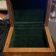 Wooden box carved with Celtic knots – American craftsmanship