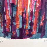 Honoré-marius bérard, gloria, 1950-51. original lithograph signed in pencil