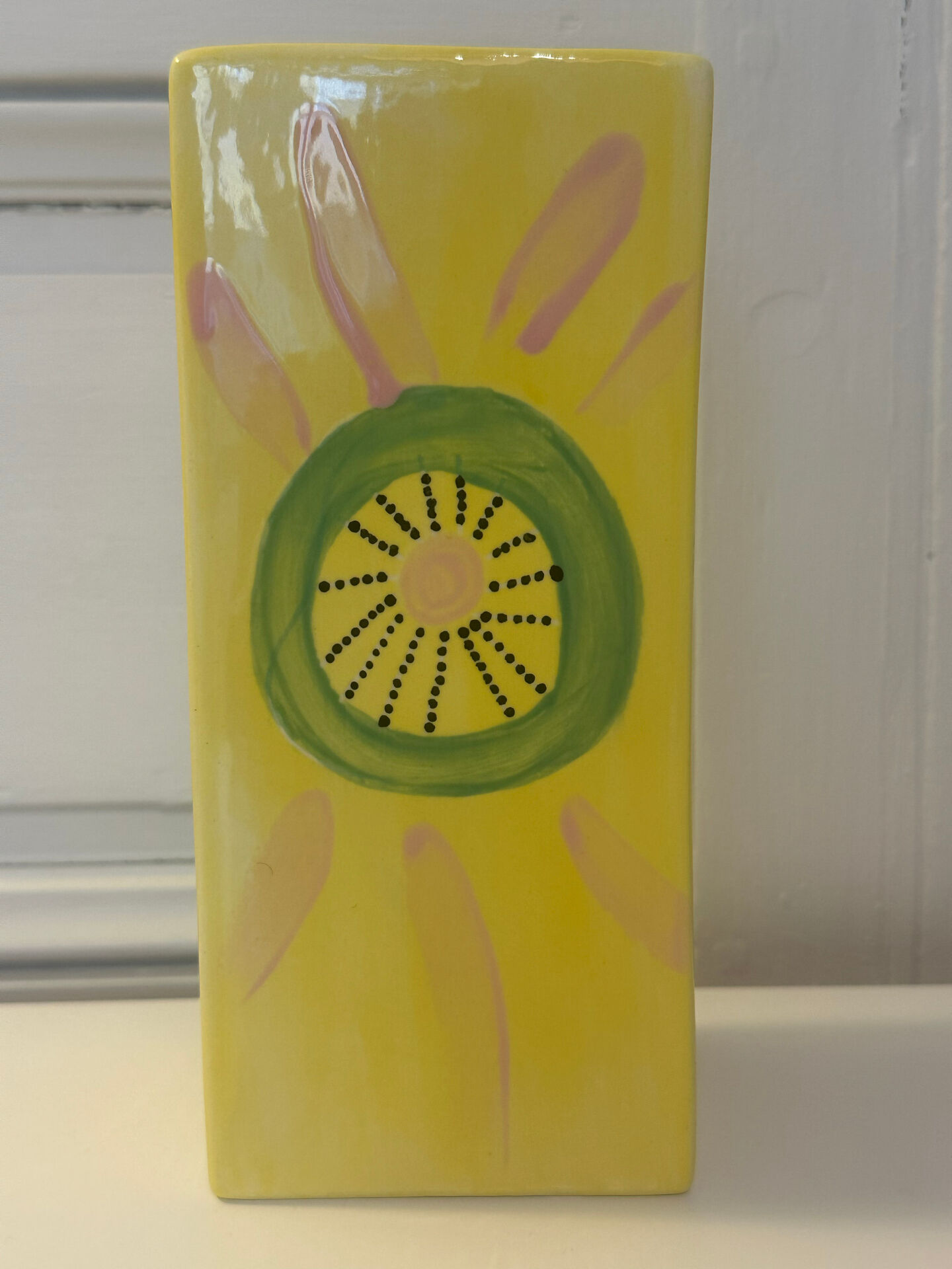 Hand-painted vase