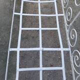 Wrought iron garden sofa bed