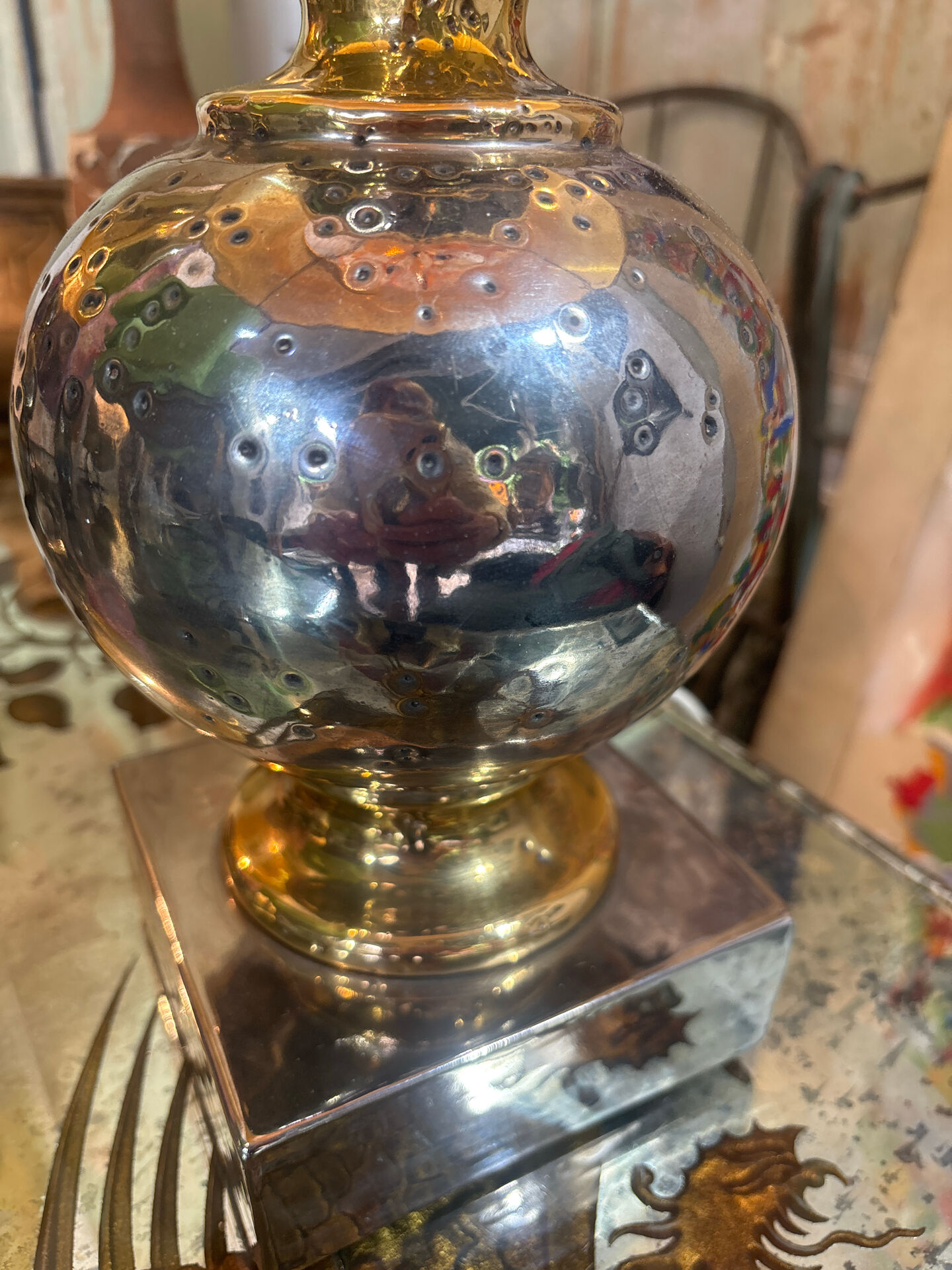 Paire de lampes italiennes 1970
