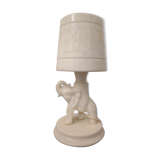 Elephant lamp in alabaster