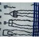Tapis berbère coloré 253 x 176cm