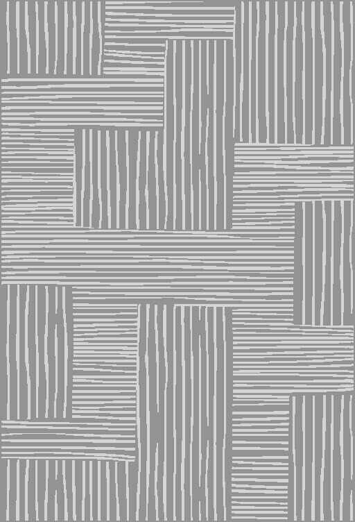 Modern gray and white home rug