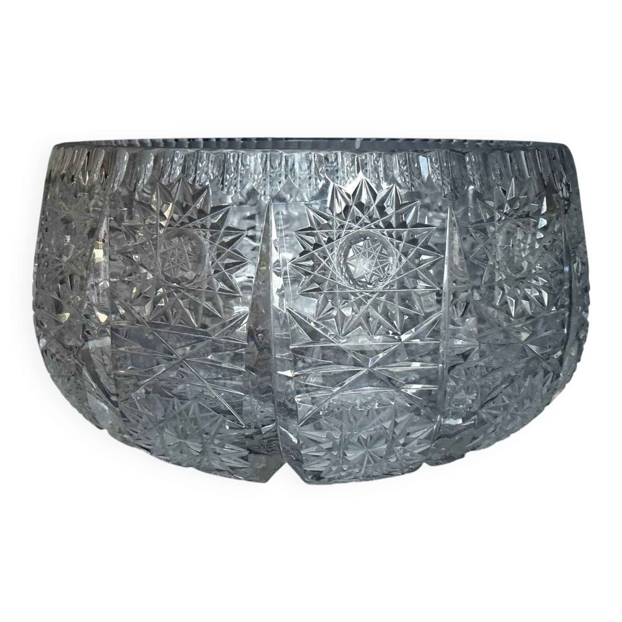 Cut crystal bowl