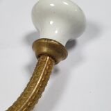 Patère brass porcelain