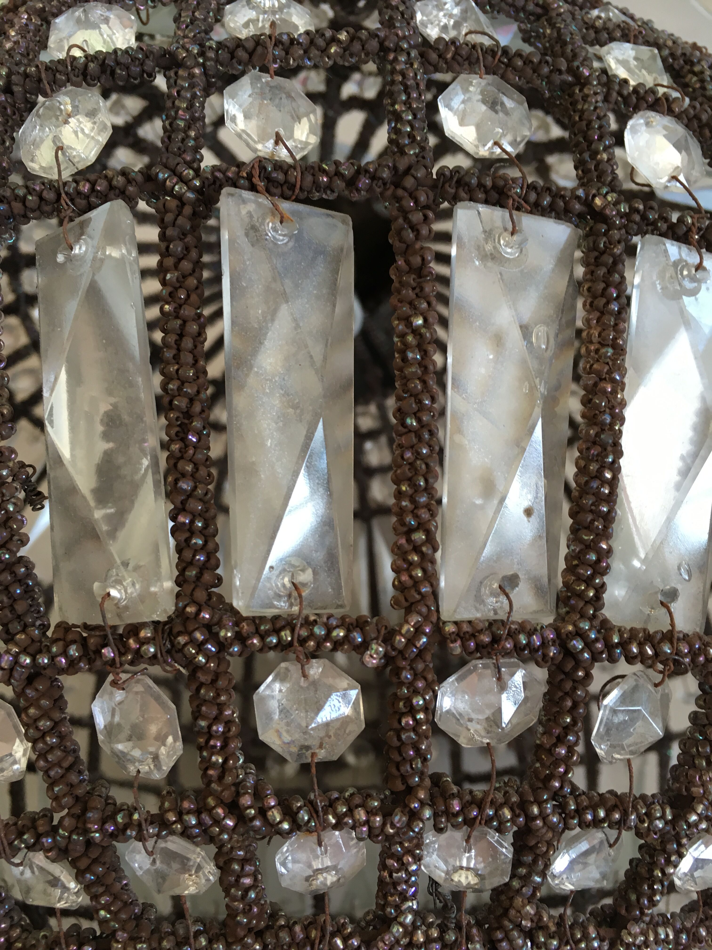 Old stamp ball hanging lamp