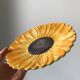Sunflower plate Bassano Italy numbered 1889 / 22 in ceramic