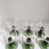 Set of 6 wine glasses