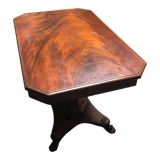 Mahogany table with molding