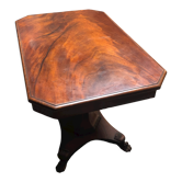 Mahogany table with molding