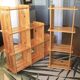 Pine staircase shelf in Regain style