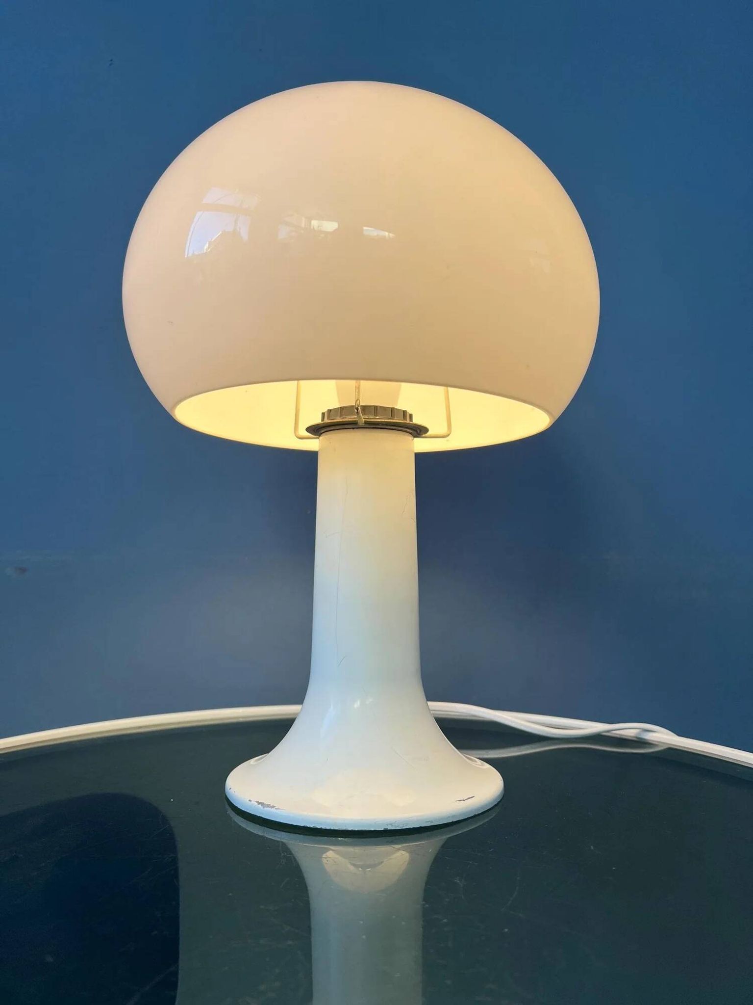 Lampe de table champignon Herda style Space Age, milieu du siècle