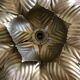 Apply gold metal flower